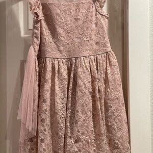 Lilt Pink Lace Formal Kids Dress